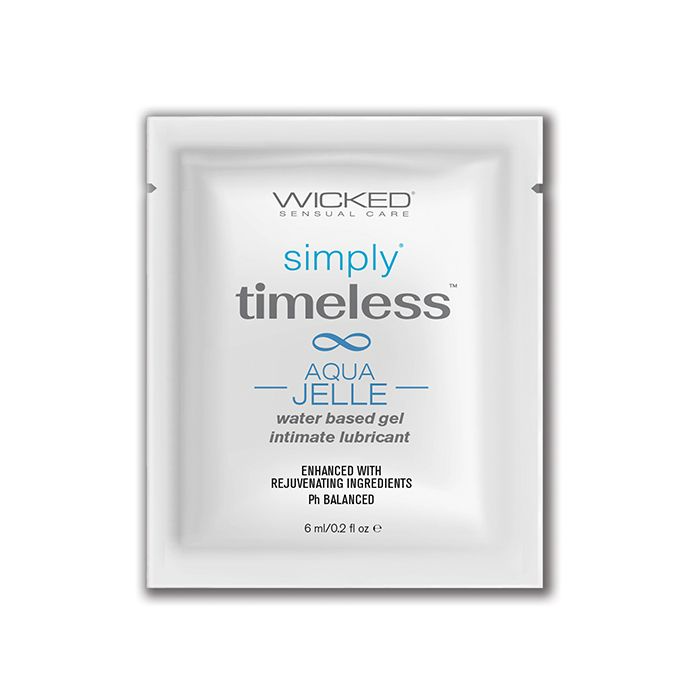 Timeless Aqua Jelle Lubricant - Single Foil