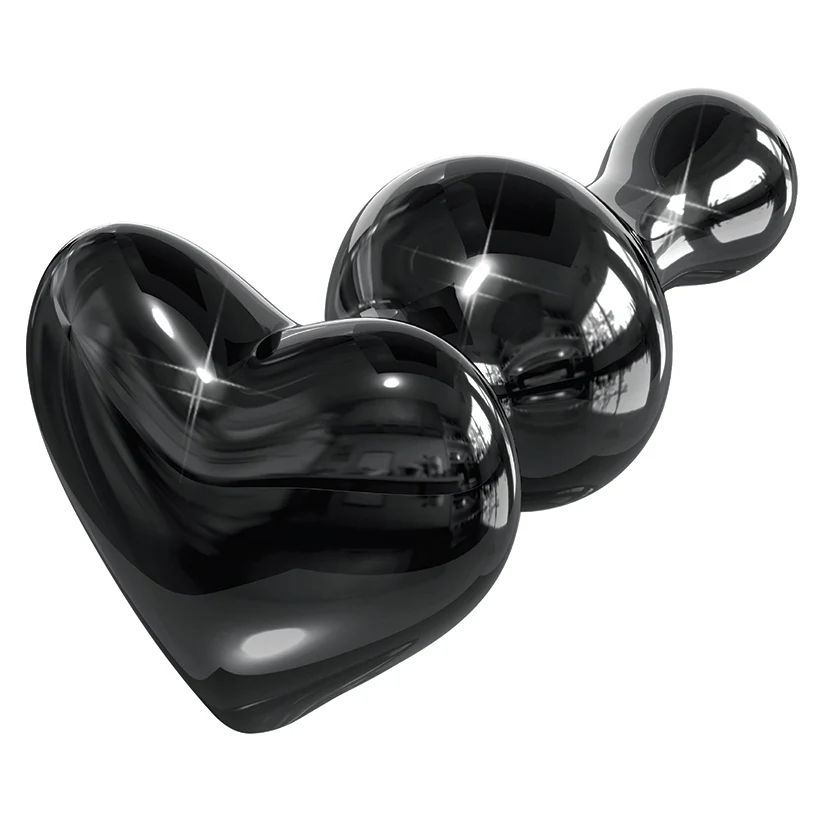 Beaded Glass Heart-Shaped Plug