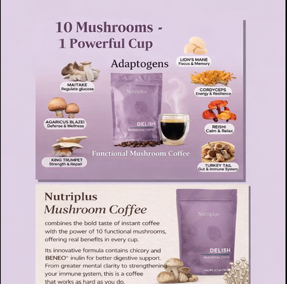 Delish Mushroom Coffee