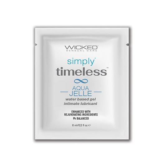 Timeless Aqua Jelle Lubricant - Single Foil