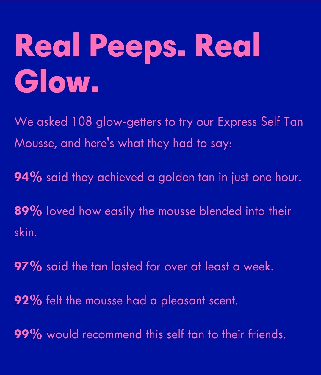 1 hour Express Tan Mousse