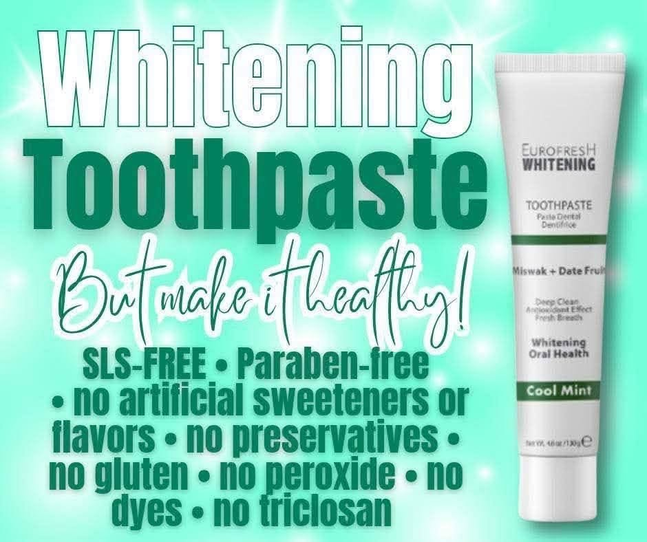 Whitening Toothpaste - Fluoride Free