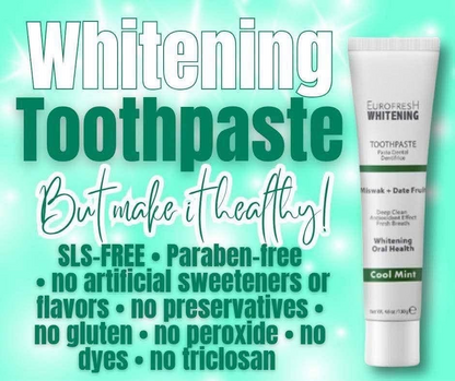 Whitening Toothpaste - Fluoride Free